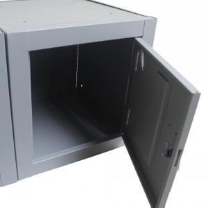 2 x Probe 460mm Cube Lockers Grey